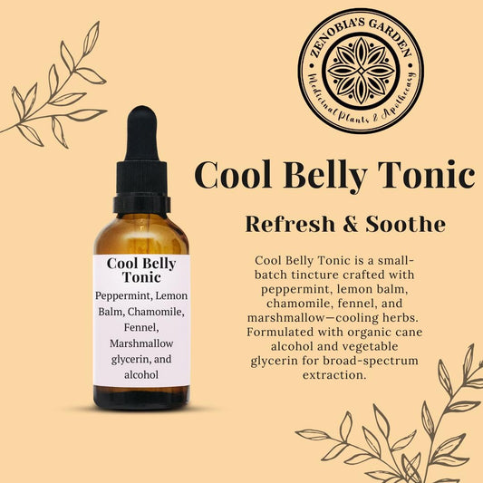Cool Belly Tonic, 1 oz bottle Local Sales Only