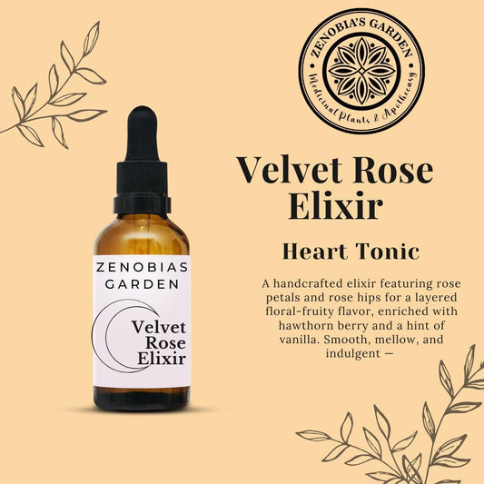 Velvet Rose Elixir, 1 oz bottle